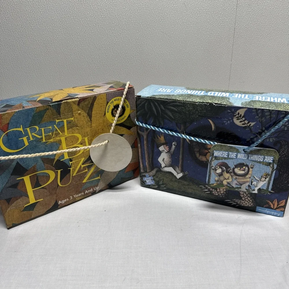 Mudpuppy Where the Wild Things Are Great Big Puzzle Lot of 2 Complete